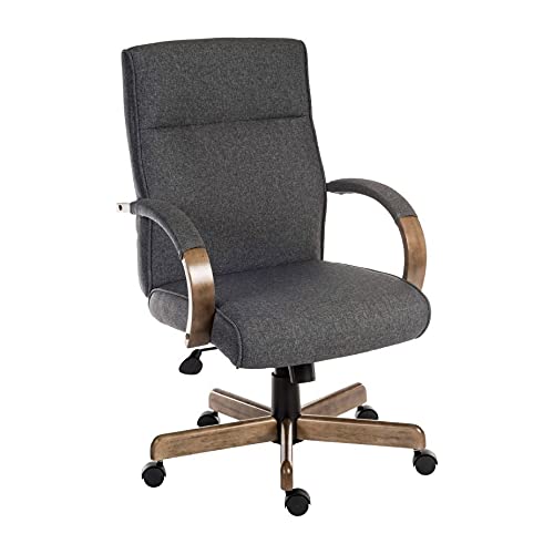 Grayson Fabric Executive Office Chair Grey - 6969GREY