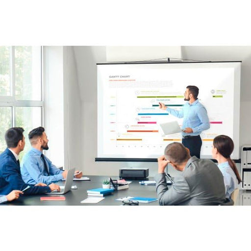 Bi-Office Projector Screen 1800 x 1800mm Portable Folding Tripod base
