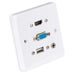 Multi Av Faceplate Hdmi Vga 3.5Mm U