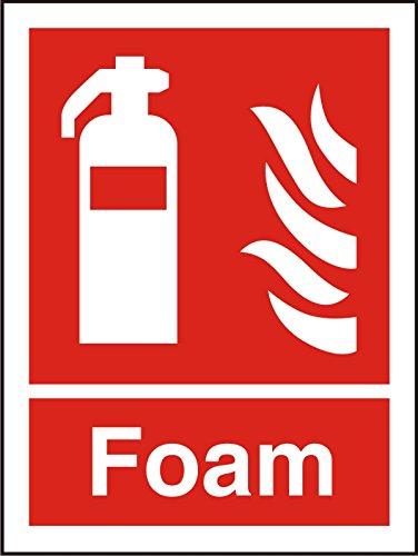 Fire Extinguisher Sign Foam Plastic 30 x 20 cm