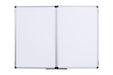 Bi-Office Folding Whiteboard Wall Mounted Magnetic Ceramic Double 90 (W) x 60 (H) cm