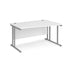 Dams International Wave Desk MC14WRSWH 1,400 x 725 x 800 - 990 mm