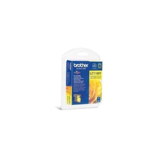 Brother LC1100YBP - Yellow - original - blister - ink cartridge - for Brother DCP-185, 385, 585, 6690, MFC-490, 5490, 5890, 6490, 990