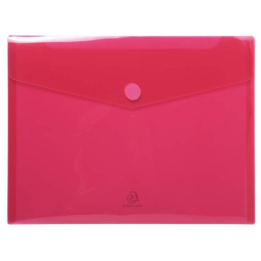 Exacompta Document Wallet 56420E A4 PP Portrait and Landscape 24.5 (W) x 33.5 (D) x 1.2 (H) cm Colour Pack of 5