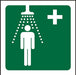 First Aid Sign First Aid Shower Vinyl 15 x 15 cm