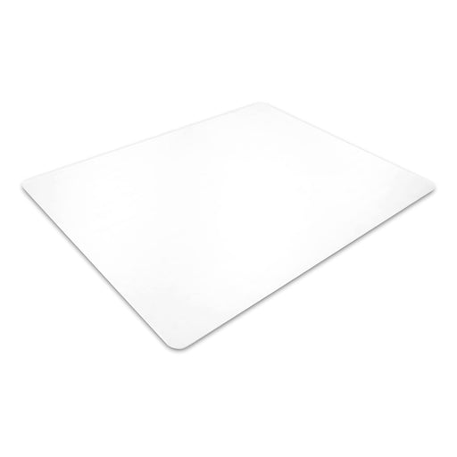 AdvantagematPlus APET Office Chair Mat Floor Protector for Low and Standard Pile Carpets 118.5 x 75cm Clear - UCCMFLAG0001