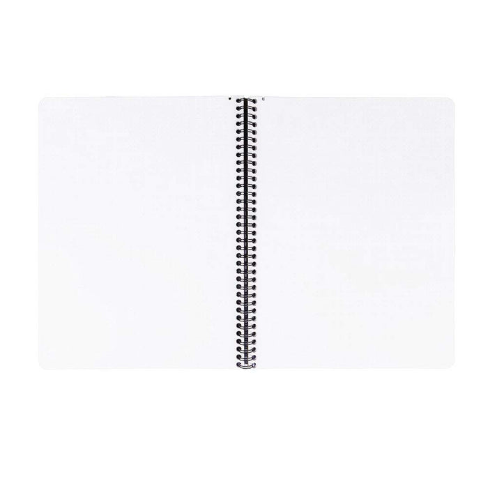 Rhodia Notebook 193039C A4+ Dotted Spiral Bound Side Bound Laminated Cardboard Soft Cover Black Perforated 160 Pages