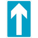 Road Sign One Way Aluminium Composite 45 x 45 cm