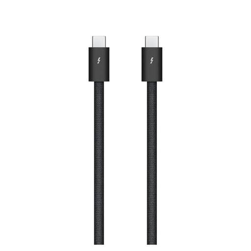 Apple Thunderbolt 4 Pro - Thunderbolt cable - 24 pin USB-C (M) to 24 pin USB-C (M) - USB 3.2 / USB4 / Thunderbolt 3 / Thunderbolt 4 / DisplayPort - 1 m - Daisy chain support - black