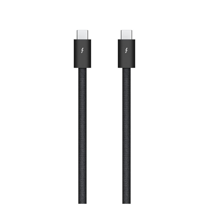 Apple Thunderbolt 4 Pro - Thunderbolt cable - 24 pin USB-C (M) to 24 pin USB-C (M) - USB 3.2 / USB4 / Thunderbolt 3 / Thunderbolt 4 / DisplayPort - 1 m - Daisy chain support - black