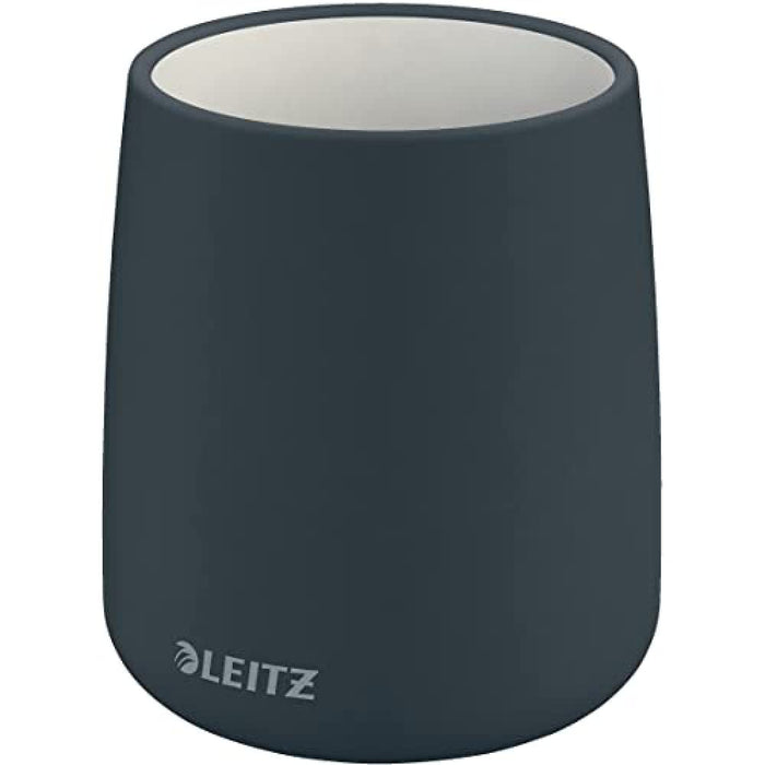 Leitz Pencil Pot Cosy Ceramic Velvet Grey 108 x 87 x 87 mm