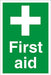 First Aid Sign First Aid Fluted Board 30 x 20 cm