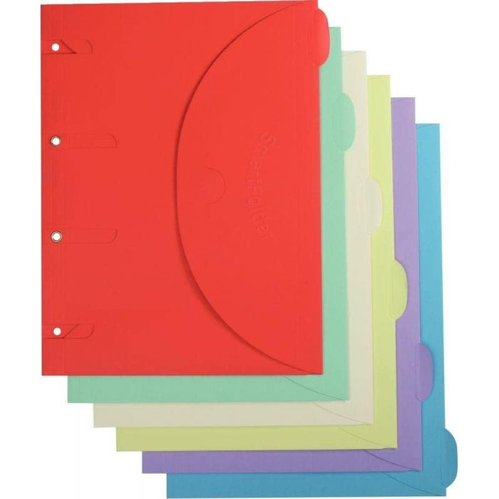 Djois Smartfolder Document Wallet 111302 A4 Cardboard Velcro fastener 24.5 (W) x 32.5 (D) x 0.1 (H) cm Assorted Pack of 6