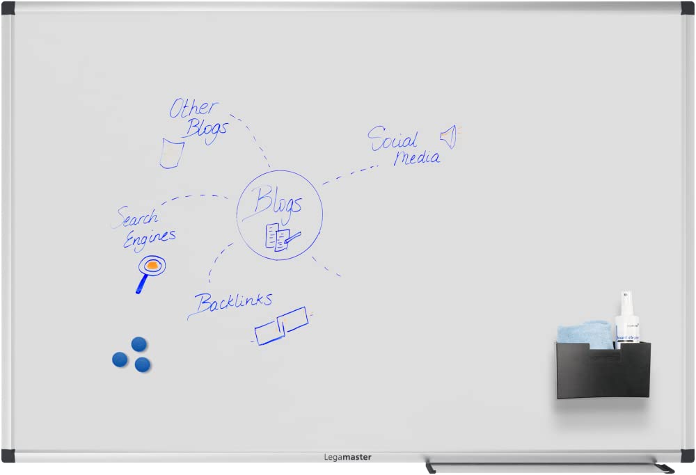 Legamaster UNITE PLUS Magnetic Whiteboard Enamel 90 x 60 cm