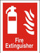 Fire Extinguisher Sign Fire Extinguisher Plastic 60 x 40 cm
