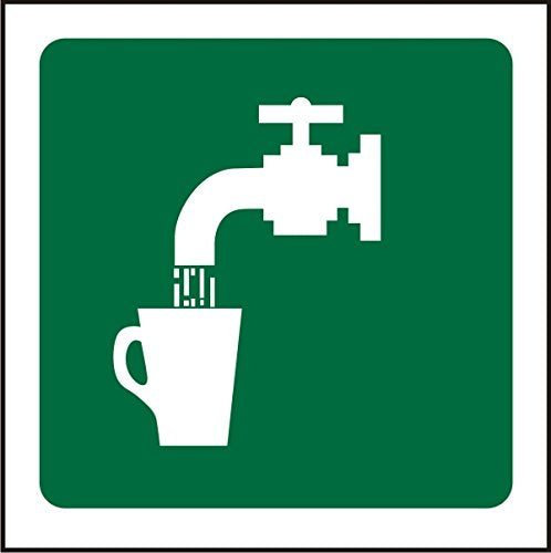 First Aid Sign Water Vinyl 20 x 20 cm