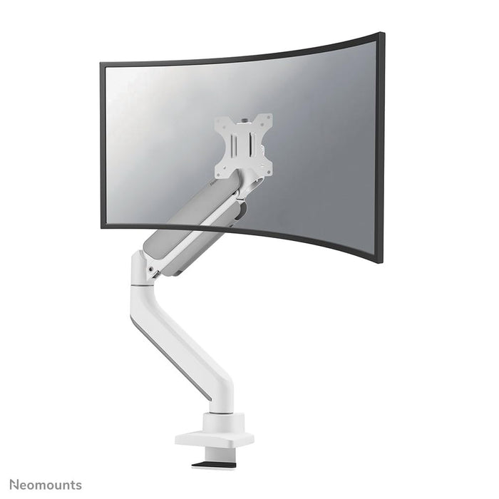 Neomounts DS70PLUS-450WH1 - Mounting kit (desk mounting arm) - full-motion - for curved LCD display - steel - white - screen size: 17"-49"