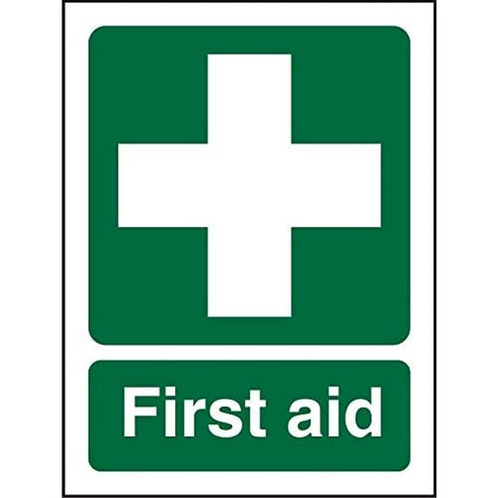 First Aid Sign First Aid Self Adhesive Plastic Assorted 20 x 15 cm