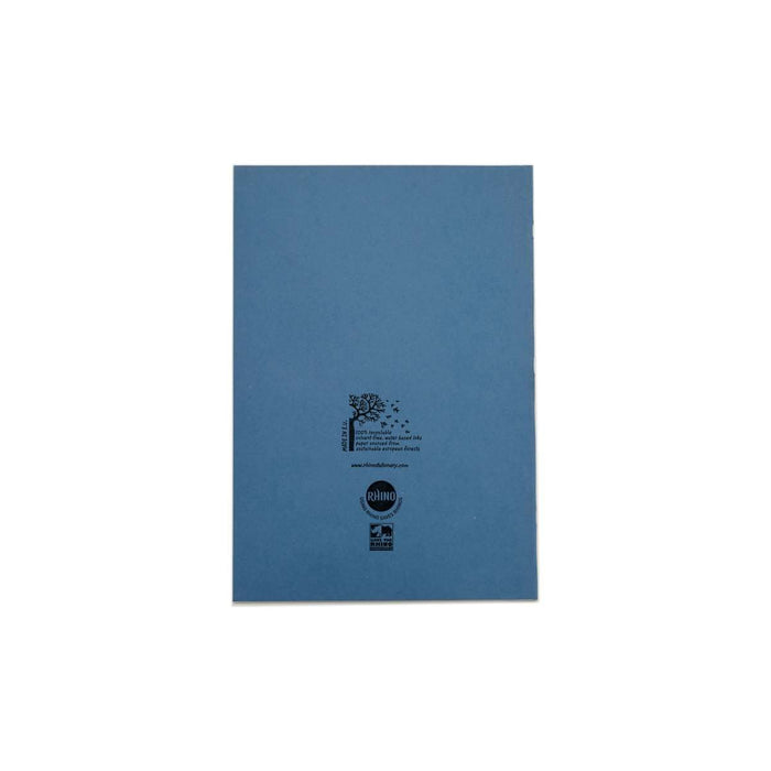 Rhino A4 Exercise Book 32 Page Feint Ruled 15mm Light Blue (Pack 100) - VDU014-149-2
