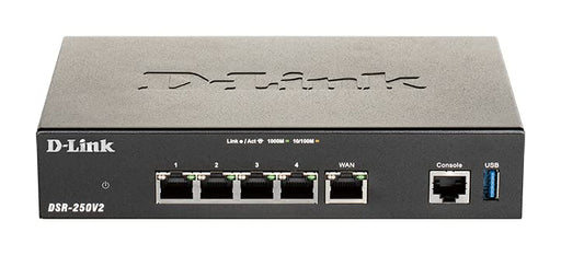 D-Link DSR-250V2 - Router - 4-port switch - GigE