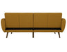 Novogratz 3 Seat Sofa MUSTARD LINEN Linen 2,070.00 (W) x 800.00 (D) x 876.00 (H) mm