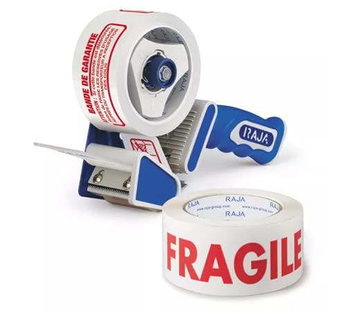 RAJA Packaging Tape Dispenser Blue 50 (W) mm Metal, Plastic