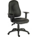 Ergo Comfort High Back PU Ergonomic Operator Office Chair without Arms Black - 9500-PU
