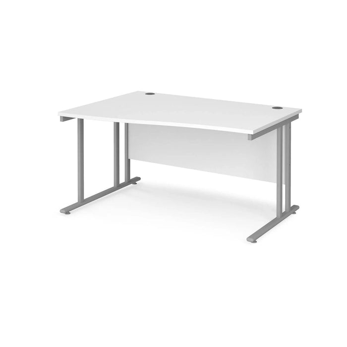 Dams International Wave Desk MC14WLSWH 1,400 x 725 x 800 - 990 mm