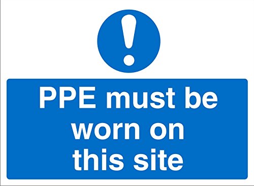 Mandatory Sign PPE Fluted Board 45 x 60 cm