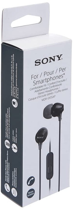 Sony MDR-EX15AP Wired 3.5mm Earphones Black