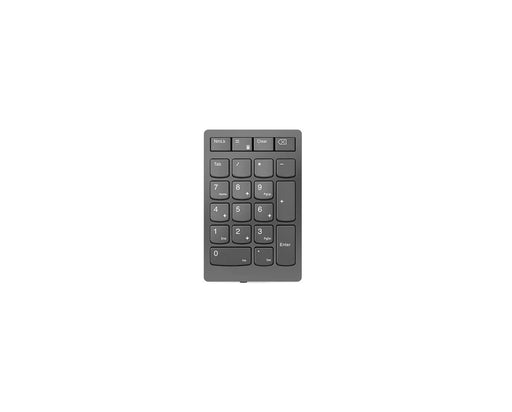 Lenovo Go Wireless Numeric Keypad - Keypad - wireless - 2.4 GHz - key switch: Scissor-Key - storm grey - retail