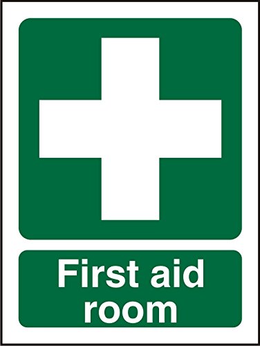 First Aid Room Sign Vinyl 30 x 20 cm