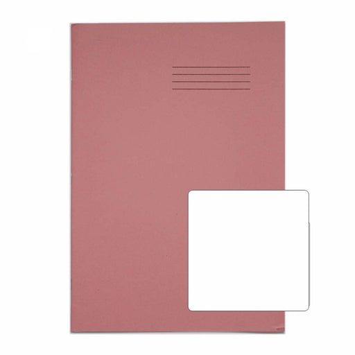 Rhino 13 x 9 A4+ Oversized Exercise Book 40 Page Plain Light Blue (Pack 100) - VDU024-49-6