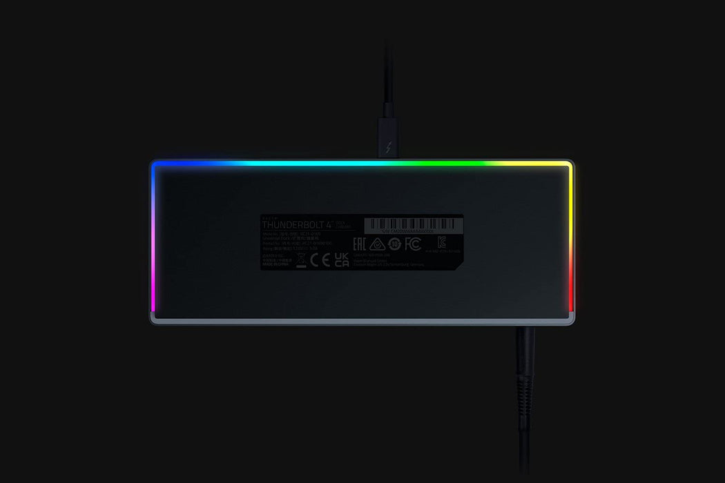 Razer Chroma - Docking station - Thunderbolt 4 - 4 x Thunderbolt - GigE - 135 Watt