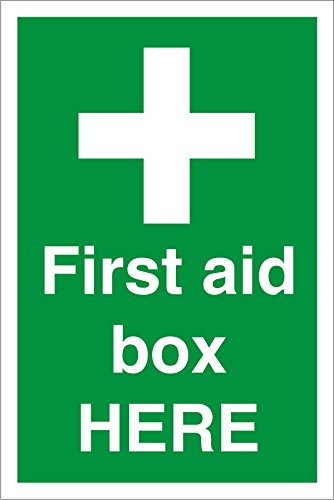 First Aid Sign First Aid Box Fluted Board 60 x 40 cm