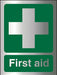 First Aid Sign First Aid Aluminium Silver, Green 20 x 15 cm