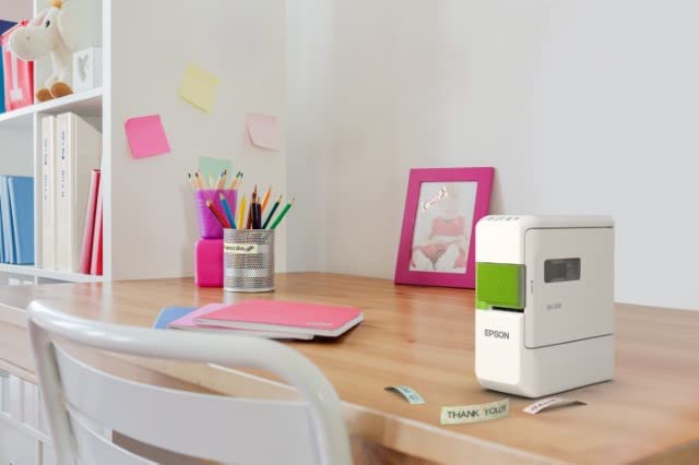 Epson LabelWorks LW-C410 Thermal Transfer White Wireless Label Printer