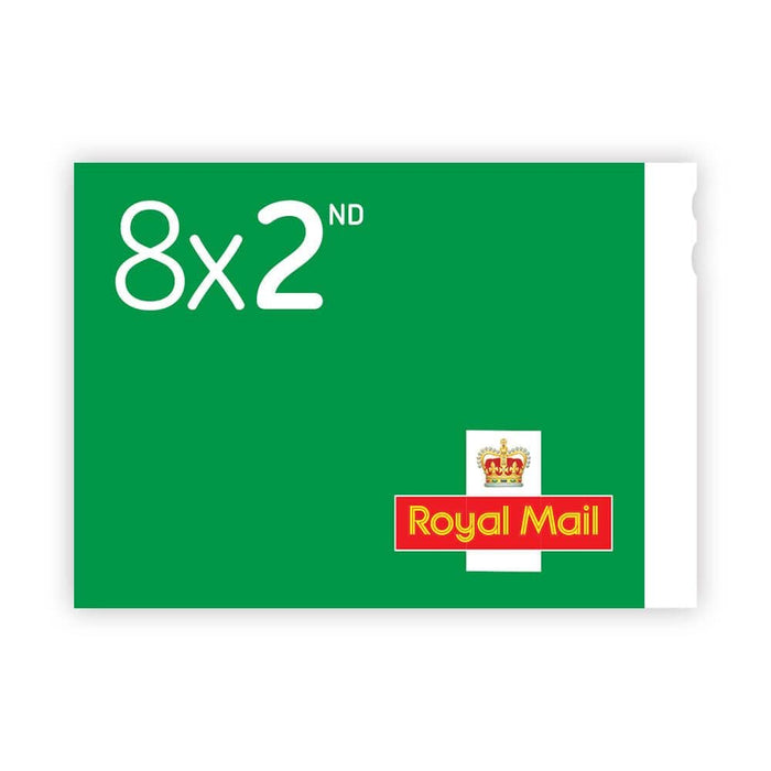 Royal Mail Postage Stamps 2nd Class UK Self Adhesive Pack of 8