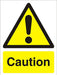 Warning Sign Caution Vinyl 30 x 20 cm