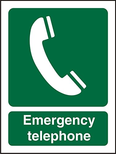 First Aid Sign Telephone Vinyl 30 x 20 cm