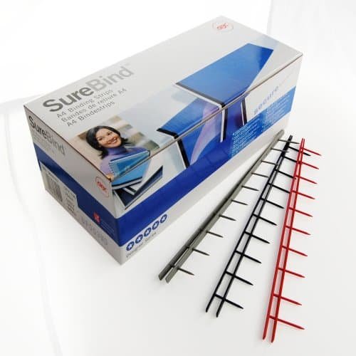 GBC Binding Strip SureBind A4 25 mm Grey Pack of 100