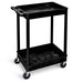 Mpps 2 Shelf Uprights Trolley Black