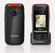 Emporia ONE V200 2.4 Inch 2G Unlocked Sim Free Mobile Phone Red Black