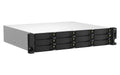 QNAP TS-1264U-RP - NAS server - 12 bays - rack-mountable - SATA 6Gb/s - RAID RAID 0, 1, 5, 6, 10, 50, JBOD, 60 - RAM 8 GB - 2.5 Gigabit Ethernet - iSCSI support - 2U