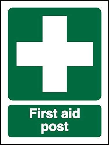 First Aid Sign First Aid Post Plastic 30 x 20 cm