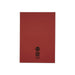 Rhino 13 x 9 A4+ Oversized Exercise Book 40 Page Ruled 8mm Red (Pack 100) - VDU024-110-0