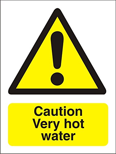 Catering Sign Very hot water Vinyl 30 x 20 cm