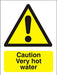 Catering Sign Very hot water Vinyl 30 x 20 cm