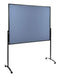 Legamaster Freestanding Notice Board PREMIUM PLUS Blue Grey 150x120 cm