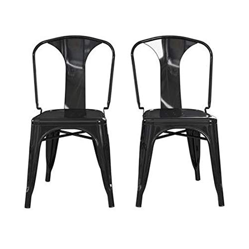 DOREL HOME Finn Chair 432 mm Black C009001UK 508.00 (W) x 432.00 (D) x 787.00 (H) mm